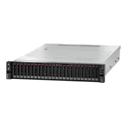 Lenovo Serveur Rack 2U: SR650 Xeon Silver 4210R (10C 2.4GHz 13.75MB Cache - 100W) 32GB 2933MHz (1x32GB, ... (7X06A0NMEA)_1