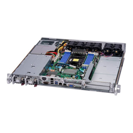 Serveur - Montable sur rack 1U - 1 voie - pas de processeur - RAM 0 Go - non remplaçable à chau... (SYS-111E-FDWTR)_1