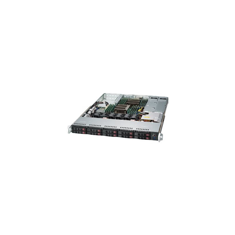 Serveur - Montable sur rack 1U - 2 voies - pas de processeur - RAM 0 Go - SATA - hot-swap 2.5"... (SYS-1028R-WTNRT)_1