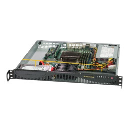 Serveur - Montable sur rack 1U - 1 voie - pas de processeur - RAM 0 Go - aucun disque dur - AST2... (SYS-5019C-M4L)_2
