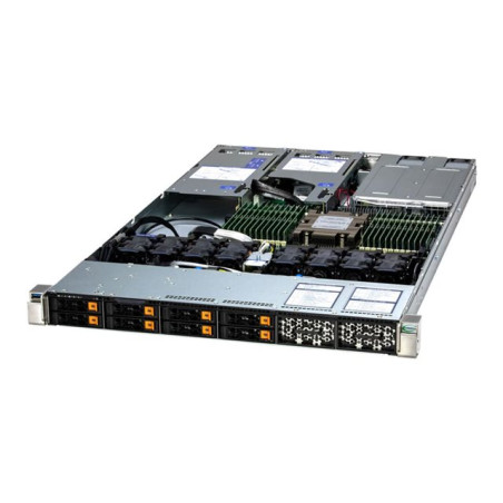 Serveur - Montable sur rack 1U - 1 voie - 1 x EPYC 9454P - jusqu'à 3.65 GHz - RAM 384 Go - SA... (AS-1115HS-TNR-G1)_1