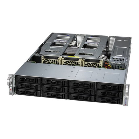 Serveur - Montable sur rack 2U - 1 voie - 1 x EPYC 9454P - jusqu'à 3.65 GHz - RAM 768 Go - SA... (AS-2015CS-TNR-G1)_1
