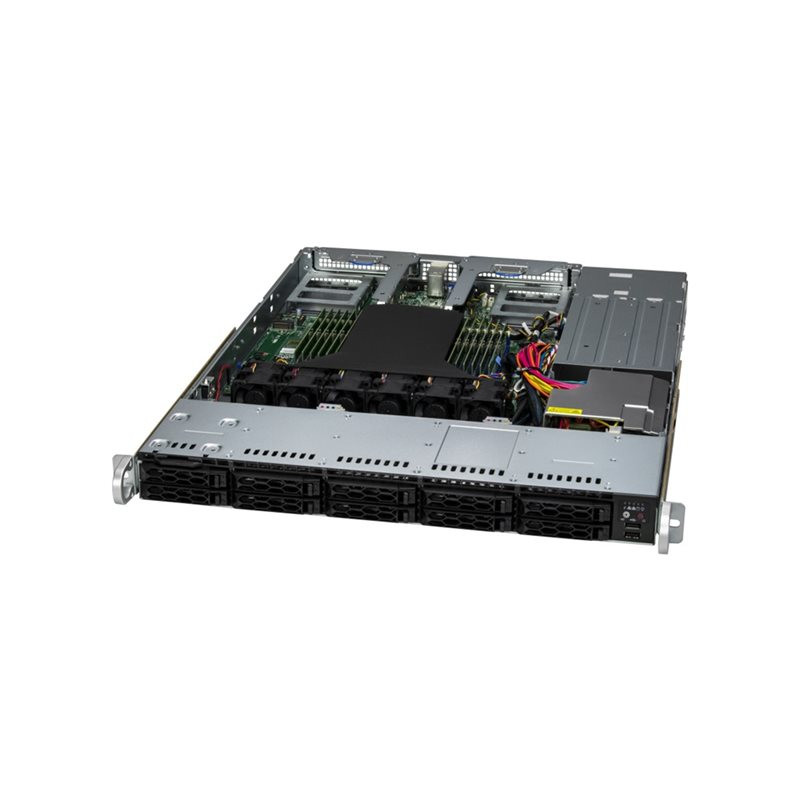 Serveur - Montable sur rack 1U - 1 voie - 1 x EPYC 9454P - jusqu'à 3.65 GHz - RAM 384 Go - SA... (AS-1115CS-TNR-G1)_1